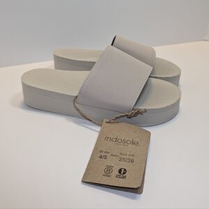 Indosole Platform Sneaker Slide Sandals Size 4 - 5